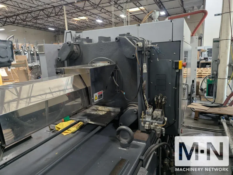 200 TON 15 OZ TOSHIBA MODEL EC200SXV50-8B ELECTRIC INJECTION MOLDING MACHINE MFG 2012
