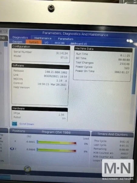 HAAS ST-15 CNC Turning Center, 2019