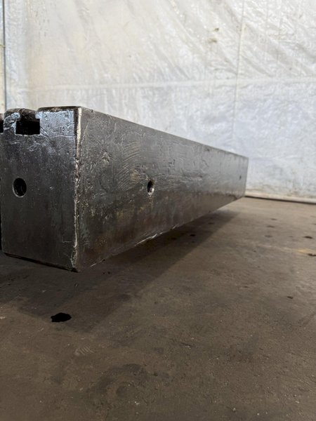 60&quot; WIDE X 67&quot; LONG X 9&quot; THICK T-SLOTTED BOLSTER PLATE. STOCK # 1006324