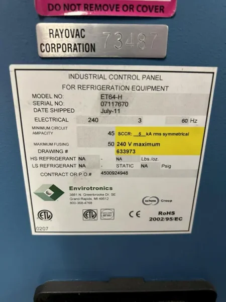 ENVIROTRONICS ET64-H | Environmental Chambers