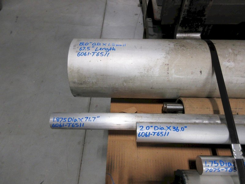 Pallet "O" Round Material - Stainless Steel &amp; Aluminum- Auction Item