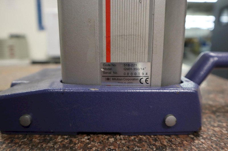 Mitutoyo Height Gage: 0 in to 14 in /0 mm to 350 mm, Inch/Metric, 0.00005 in Resolution- Auction Item