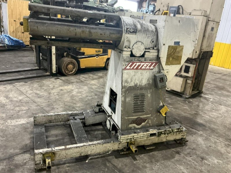 10,000 LBS X 36" LITTELL MODEL #90-36 UNCOILER COIL REEL: YOBRO #26127