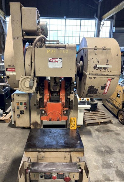 40 Ton Rousselle O.B.I. Press  No. 4, 3" Str., 12" S.H., 26" x 16" Bed, 45 SPM, A.C.
