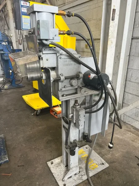 NOR SERVICE MODEL 505P 16 GAUGE POWERED BEAD ROLLER / ROTARY COMBINATION MACHINE