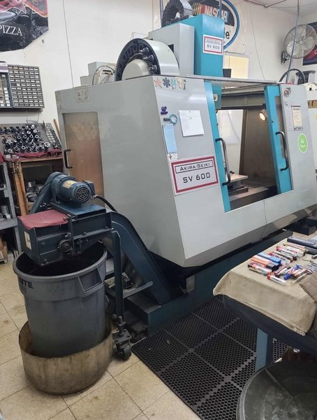 Akira Seiki SV600 CNC VMC, 1997 – New Spindle