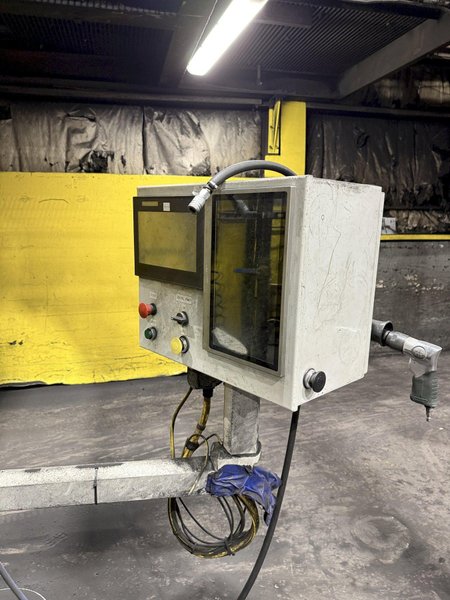 Osborn model 722 RJWA semiautomatic molding machine s/n 18841-c with plc controls