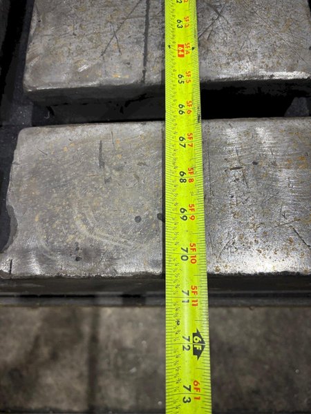 6&#039; X 6&#039; STEEL SLOTTED WORK LAYOUT TABLE WITH DIRECTIONAL T SLOTS: YOBRO #24457