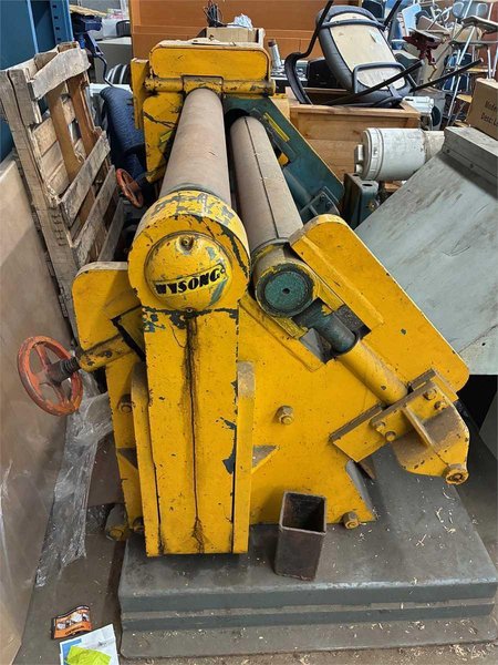72" X 12 GA WYSONG MODEL #B-671286 POWERED PLATE BENDING ROLL: YOBRO #24998