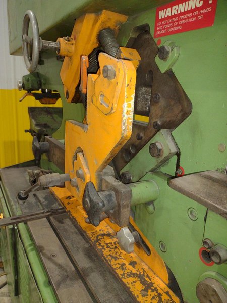 66 TON PEDDINGHAUS MODEL #66/110 PEDDIMASTER HYDRAULIC IRONWORKER: STOCK 22239