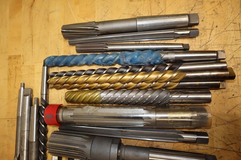 HSS Assorted Reamers - Straight &amp; Spiral Flute, Tapered. 1/2" - 1-1/2"- Auction Item