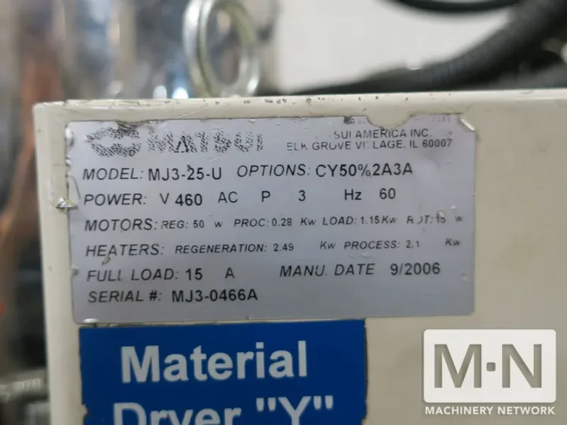 23 CFM MATSUI MODEL MJ3-25 DRYER MFG 2006