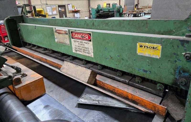 0.105&quot; x 6&#039; Wysong Power Sq. Shear
