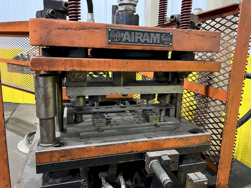7 TON &amp; 3 TON AIRAM TRAVELING PUNCH &amp; CUTOFF PRESSES: STOCK #18420