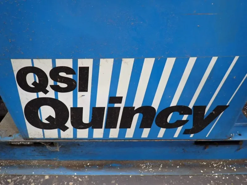 QUINCY 50 HP ROTARY SCREW AIR COMPRESSOR  -  QSI 235