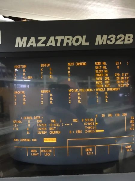 1995 MAZAK VTC16A | Machining Centers, Vertical