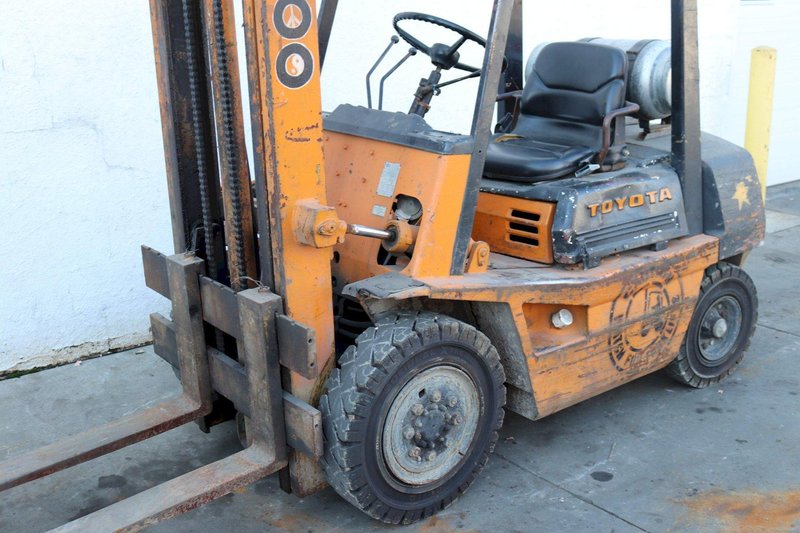 5,000 LB TOYOTA LP GAS FORKLIFT: STOCK #63915