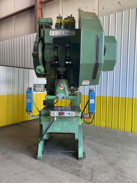 STOCK #16745: 100 TON FEDERAL MODEL #100-28-36 OBI STAMPING PRESS: STOCK 16745