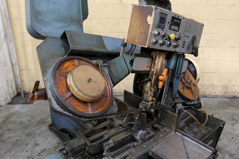 10' X 12' AMADA MODEL #HA-250 HORIZONTAL AUTOMATIC SAW: STOCK 70486