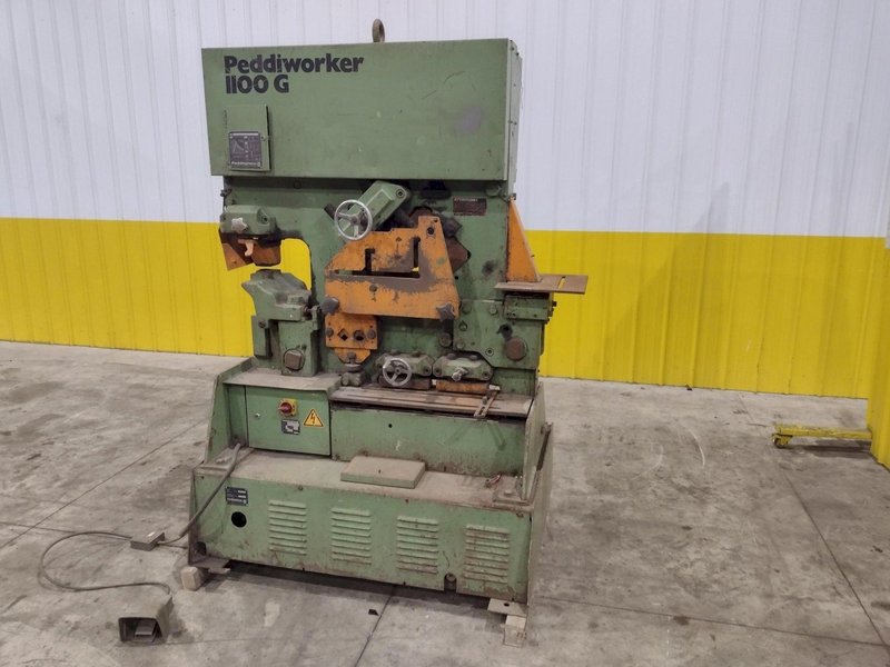 110 TON PEDDINGHAUS &quot;PEDDIWORKER&quot; 1100G HYDRAULIC IRONWORKER: STOCK #22724
