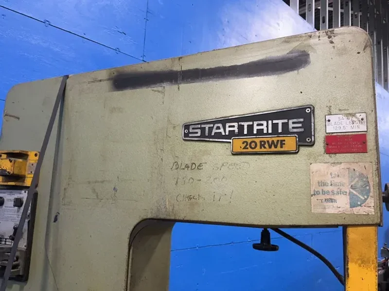 STARTRITE 21” X 21” VERTICAL BAND SAW   -  BRO.25