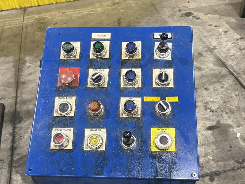 20,000 LBS X 60&quot; ASC MODEL 20/25W DOUBLE END POWERED UNCOILER WITH ASC 30M COIL CAR. STOCK # 0234725