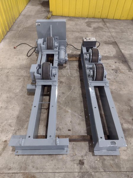 20,000 LB (10 TON) ARONSON MODEL #WRD1 POWERED TANK TURNING ROLLS, DRIVE &amp; IDLER: STOCK #23508
