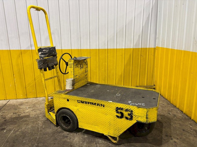 36 VOLT CUSHMAN MODEL 898361 STOCK CHASER/TUGGER CART: YOBRO #24648