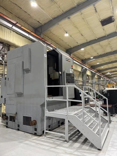 Accuway UV-100 CNC VTL, 2013 – Live Tooling, 40″ Chuck, Fanuc Control, 1200 Cut Hours