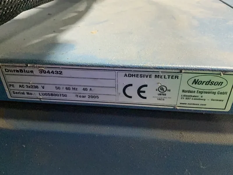 NORDSON DURABLUE ADHESIVE MELTER  -  DURABLUE 25 / 894432