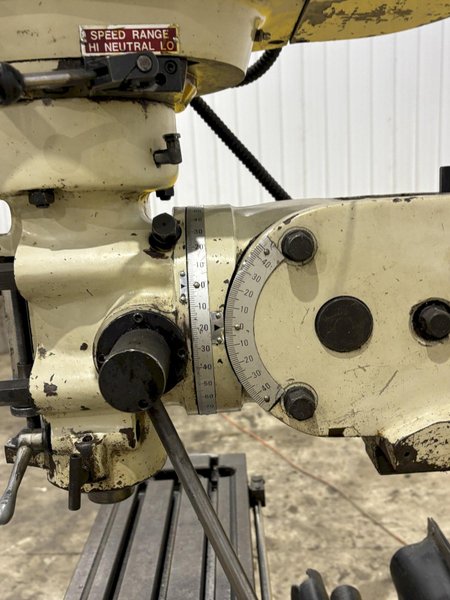 3 HP ACER MODEL #3VK3-HP RAM TYPE VERTICAL MILL WITH DIGITAL READ OUTS: STOCK #23061