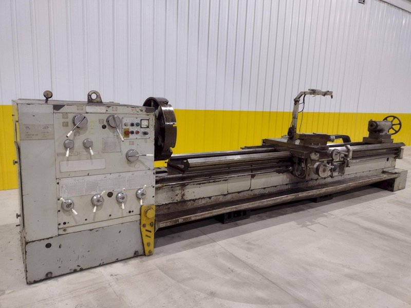 25&quot;/35&quot; X 157&quot; HERCULES MODEL #SPM-630x4000 GAP BED ENGINE LATHE 4&quot; HOLE: STOCK 12137