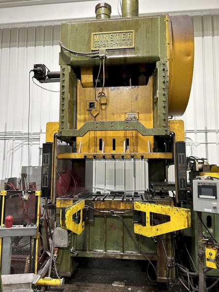 200 TON MINSTER GAP FRAME PRESS: STOCK #78636