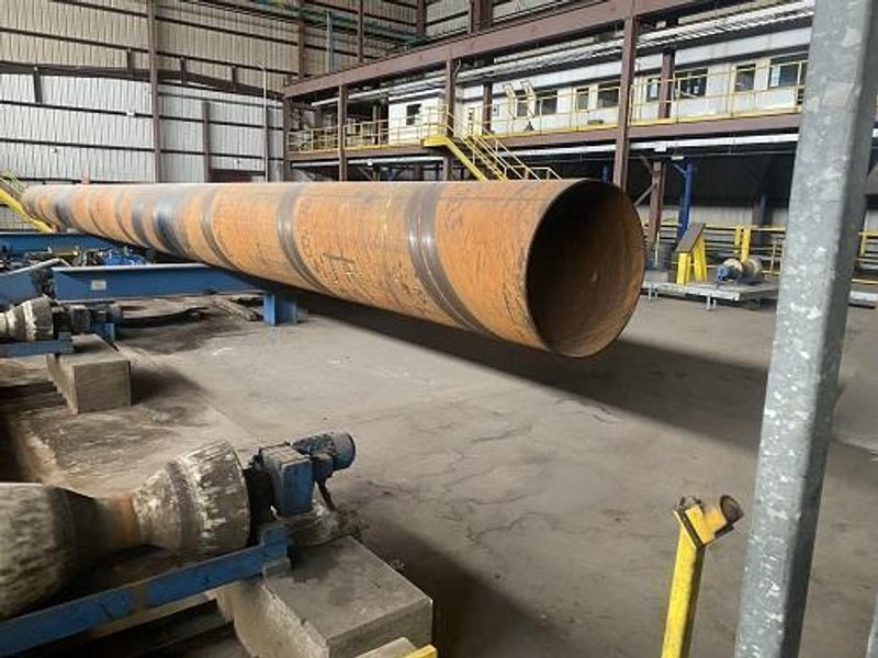 60&quot; (1524MM) X 1&quot; (24.5MM) SMS 2-STEP SAWH SPIRAL PIPE MILL NEW 2009