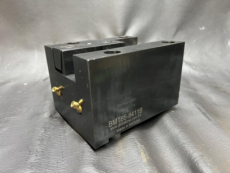 Global CNC BMT85-8411B 1-1/4" Static Lathe Facing Tool Block for Doosan Lathes
