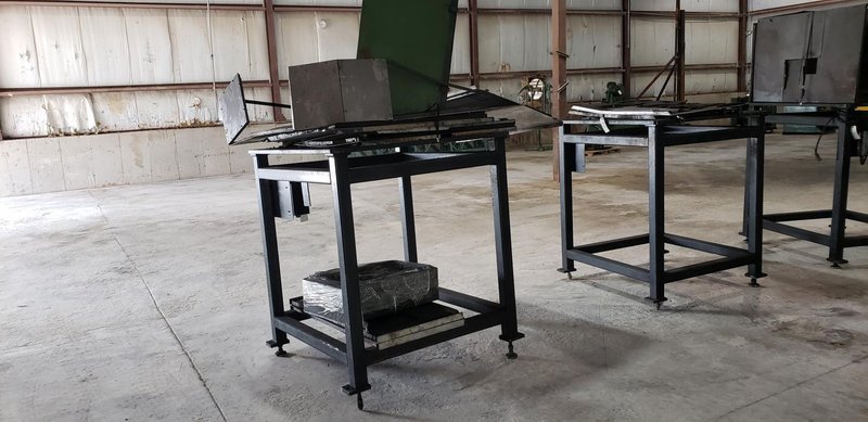 Bowl Stand 46 x 46 x 54 ½ w/enclosure