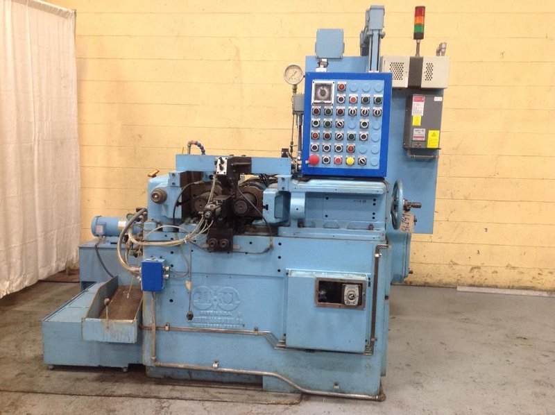 3&quot; LANDIS LANHYROL 2-ROLL EXTENDED SPINDLE THREADING &amp; FORM ROLLING MACHINE: STOCK #65295