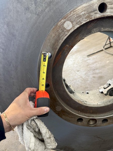 36&quot; 4-JAW (12&quot; THRU HOLE) HOLLOW SPINDLE LATHE CHUCK. STOCK # 1099825