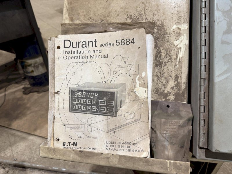 36&quot; HI-RIB (7.2 TYPE) PANEL RAFTED ROLLFORMER LINE;  INCLUDES UNCOILER, FLYING SHEAR &amp; STACKER: YOBRO #24156