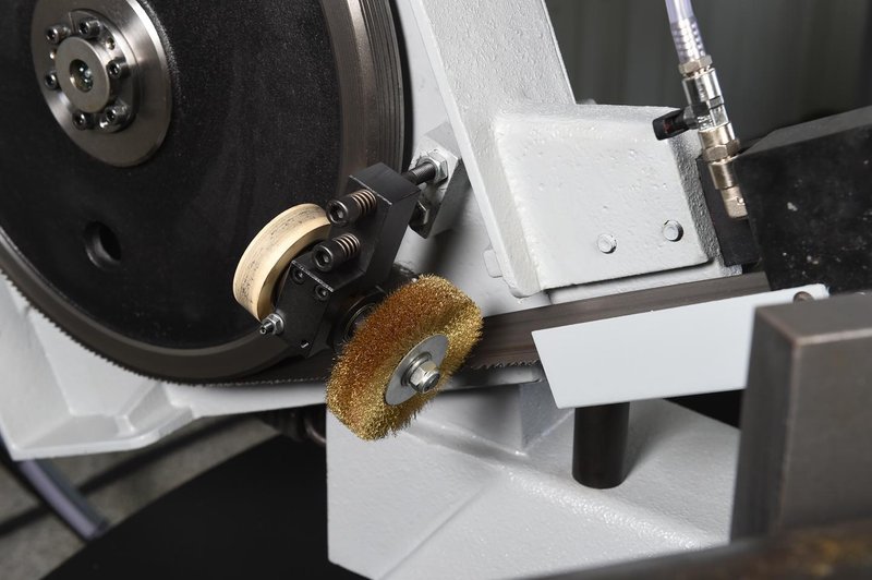 NEW 13"H x 17-3/4"W HYD-MECH MODEL DM-1318P DOUBLE MITER BAND SAW