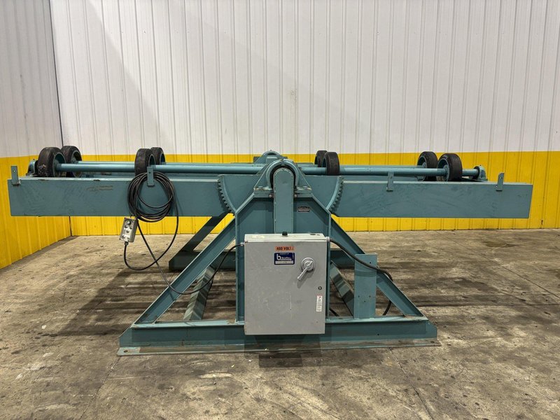 10,000 LBS ARONSON MODEL #WRU10PT WELDING POSITIONER WITH TANK TURNING ROLLS: STOCK #23235