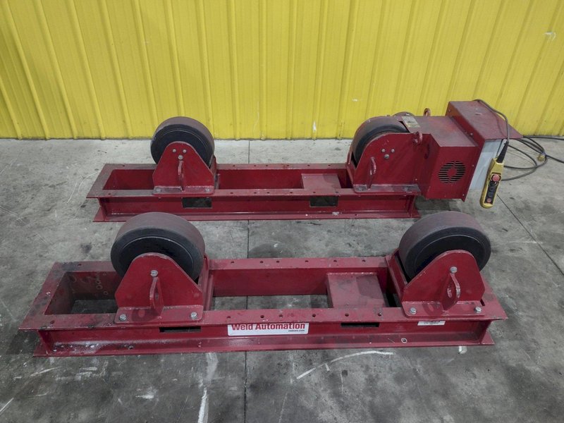 10,000 LB 5 TON RED-D-ARC MODEL #CR5 TANK TURNING ROLLS, POWER &amp; IDLER 110V POWER: YOBRO #24746