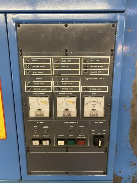 MIYANO ATS-45S CNC LATHE WITH SUB SPINDLE. STOCK # 0525422