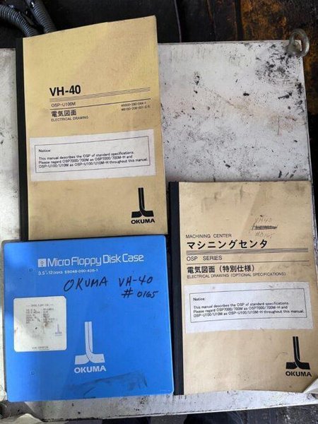 Okuma VH-40 CNC 5 Axis Mill Vertical Machining Center