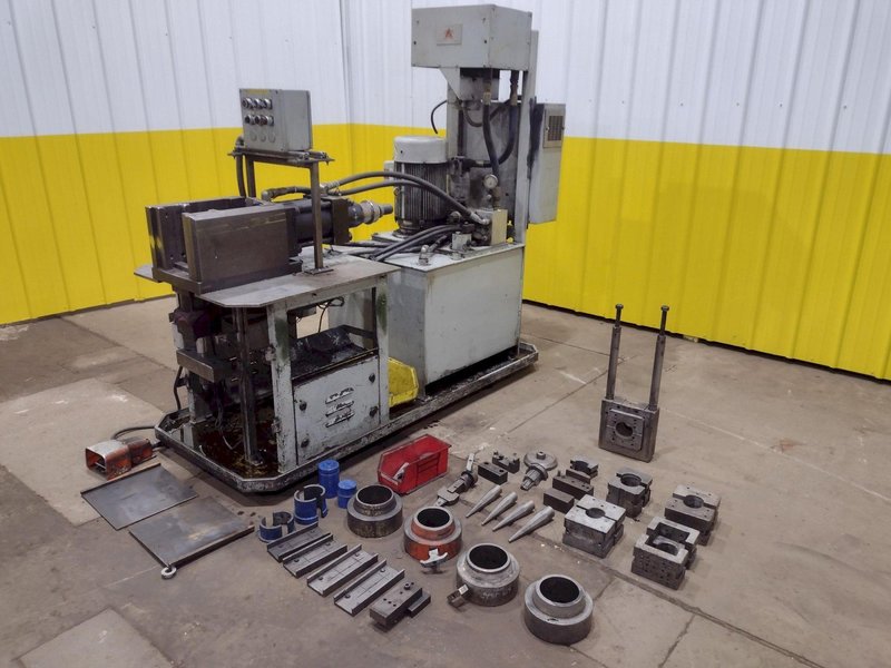 3&quot; (50 TON) ARISTO MODEL #A-680-HD  TUBE EXPANDER &amp; REDUCER END FORMING MACHINE: STOCK #19000