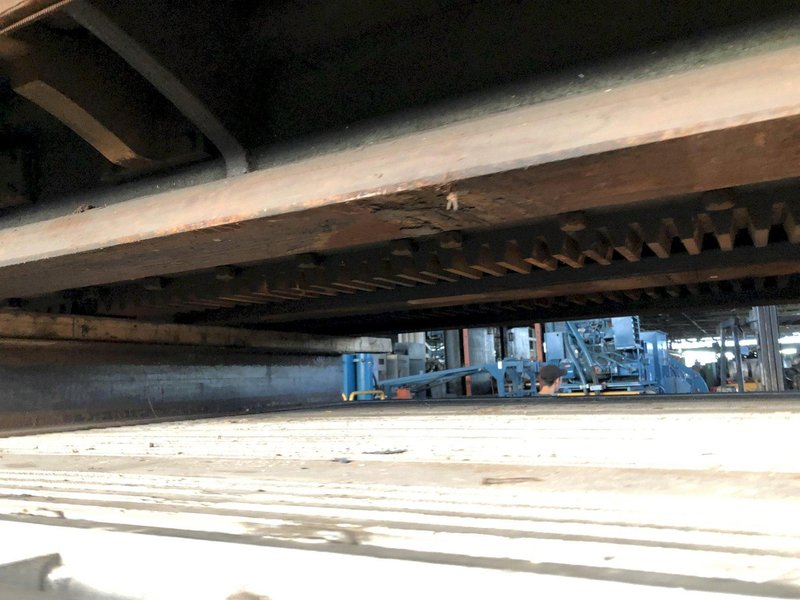 98&quot; WIDE X 340&quot; LONG T-SLOTTED TABLE: STOCK #11270