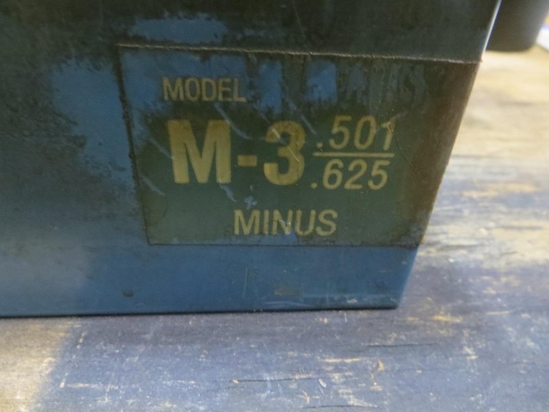 M3 Meyer Pin Gauge Set 501-625- Auction Item