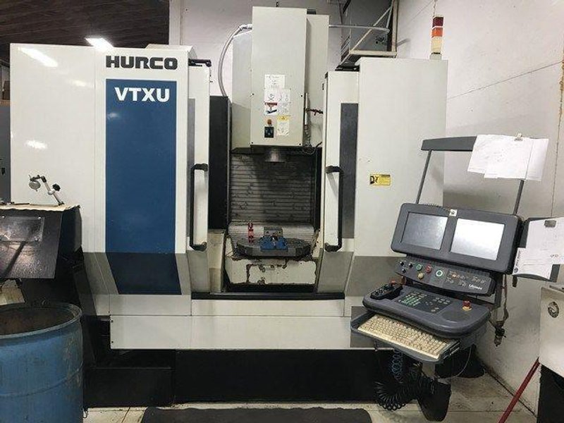 5-AXIS HURCO MODEL VTXU CNC VERTICAL MACHINING CENTER. STOCK # 0311321