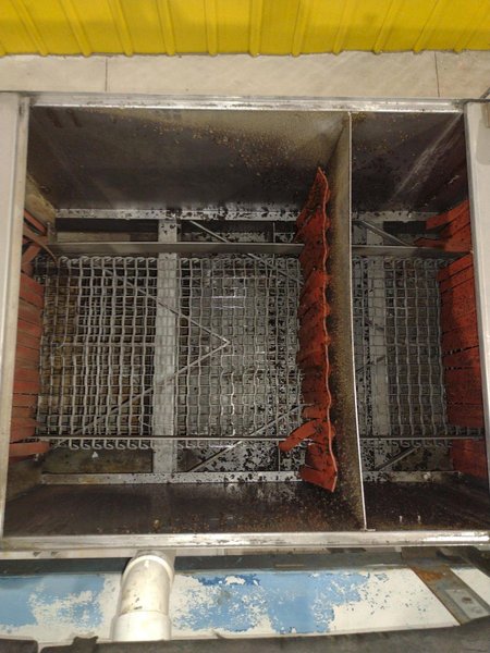 17034: 3 STAGE X 12&quot; WIDE FLO-MATIC MODEL #C20-2-1BELT CONVEYOR STAINLESS STEEL HEATED PARTS WASHER: STOCK #17034