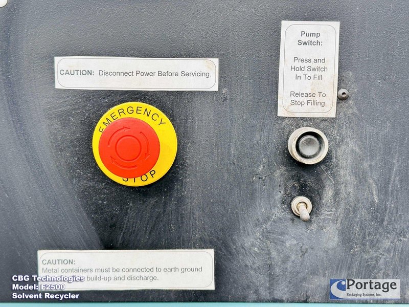 CBG Technologies Model: F2500  ||  Solvent Recycler